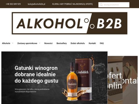 Alkoholb2b.pl - prezenty z alkoholem