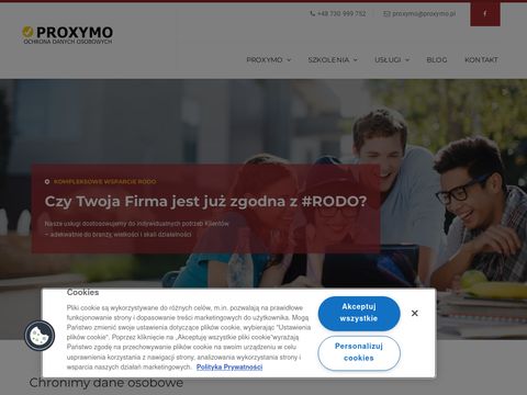 Proxymo.pl audyt zgodności z RODO
