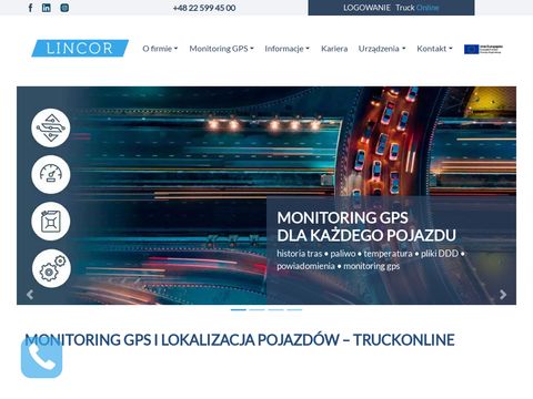 Truckonline.pl - Warszawa monitoring GPS