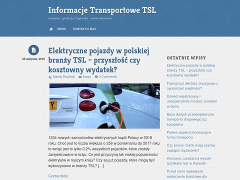 Blog - aktualności TSL