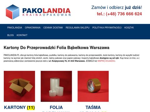 Przeprowadzkisklep.pl - folia bąbelkowa Warszawa