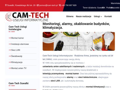 Cam-tech.pl - kamery przemysłowe Suwałki