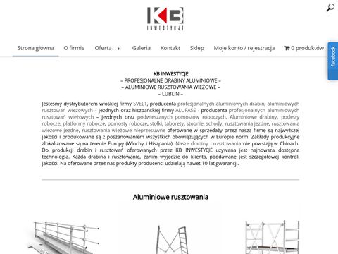 Kb-inwestycje.pl profesjonalne drabiny