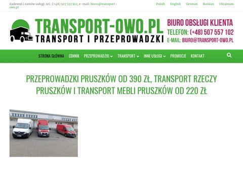 Transport-owo.pl przeprowadzki Pruszków