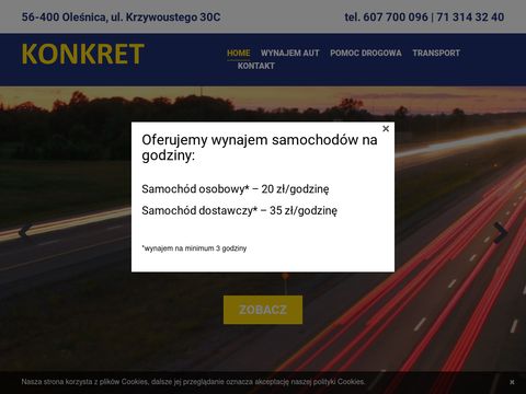 Motokonkret.pl - usługi transportowe