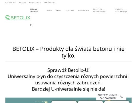 Betolix.pl - czyszczenie powierzchni betonowych