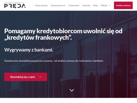 Preda.info - sprawy frankowe kancelaria
