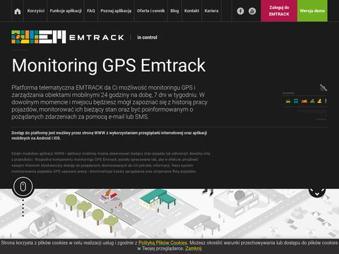 Emtrack.eu - lokalizator GPS koparek