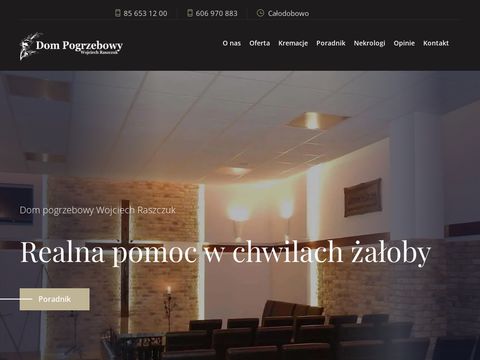 Raszczuk-pogrzeby.pl zakład pogrzebowy Białystok