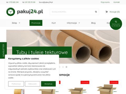 Pakuj24.pl - sklep z produktami do pakowania