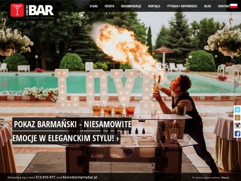 Agencja barmańska - Barman na wesele Pimp My Bar