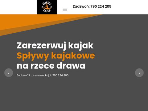 Drawskie-kajaki.pl - spływy kajakowe Drawa