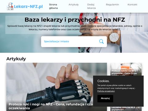 Lekarz-nfz.pl - baza lekarzy