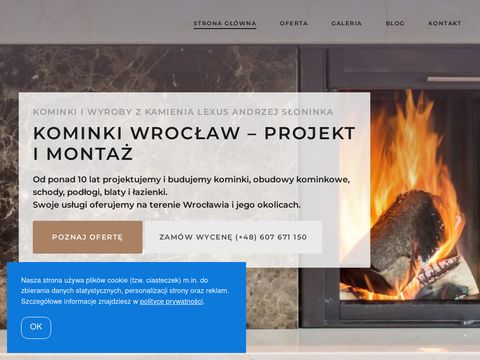 Kominkilexus.pl - wyroby z kamienia