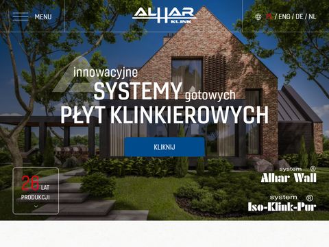 Alhar.pl system elewacji klinkierowej