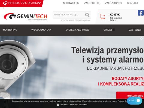 Geminitech.pl dystrybucja systemów alarmowych Wolin