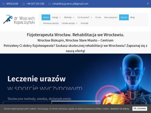 Rehabilitacja.wroc.pl fizjoterapeuta Wrocław