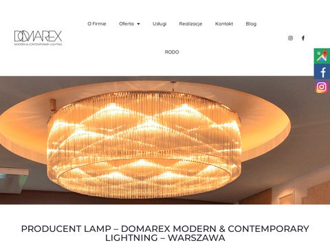 Domarex - lampy na zamówienie