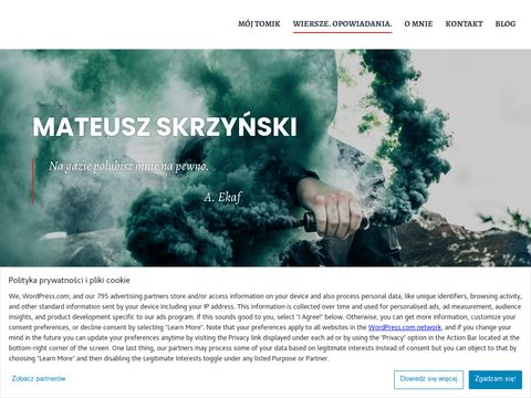 Mateusz Skrzyński - strona autorska - blog