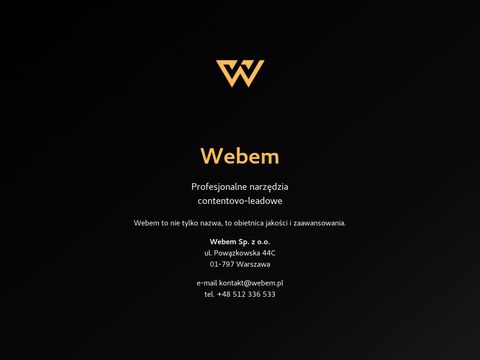 Webem.pl - projektowanie stron internetowych Tczew