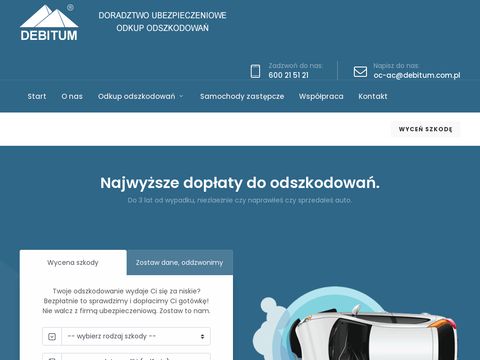 Odszkodowania komunikacyjne - debitum.com.pl