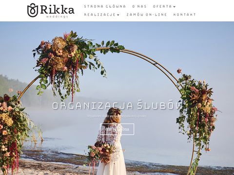 Rikkaweddings.com wypożyczalnia dekoracji ślubnych