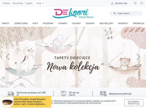 Dekoori.pl - tapety do pokoju dziecięcego