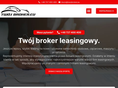 Twojbroker.eu - kredyty leasingi ubezpieczenia