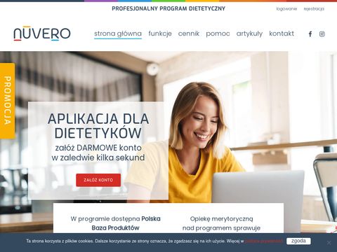 Nuvero.pl - program do układania jadłospisów