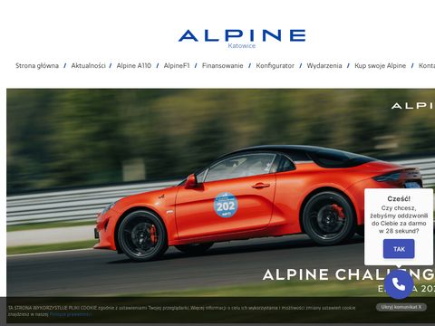 Katowice.alpinecars.com Alpine A110S