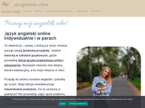 Angielskivibe.pl - lekcje angielskiego