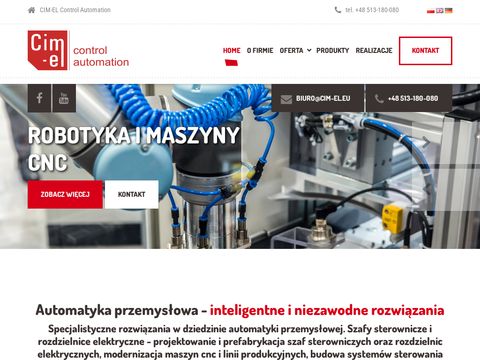 Cim-el.eu modernizacja maszyn cnc Gdańsk