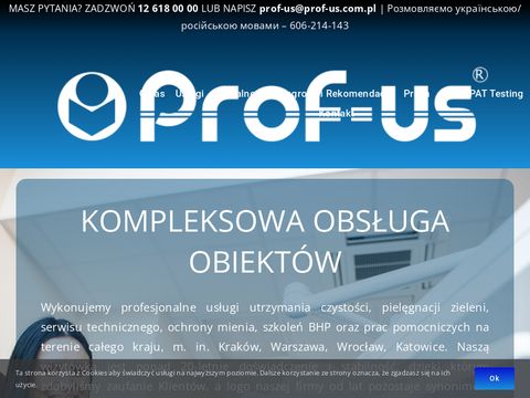 Sprzątanie biura w Krakowie - Prof-Us
