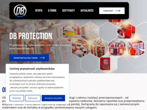 Dbprotection.pl - systemy sygnalizacji pożarowej