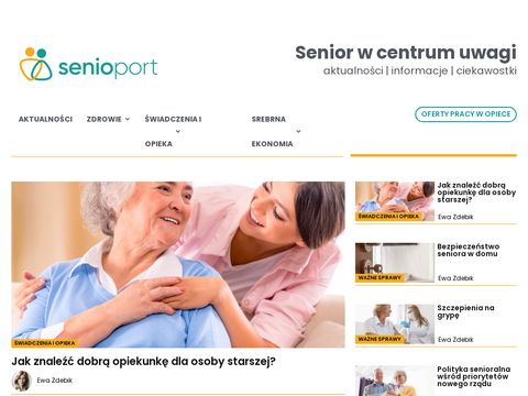 Senioport.pl - oferty pracy w opiece
