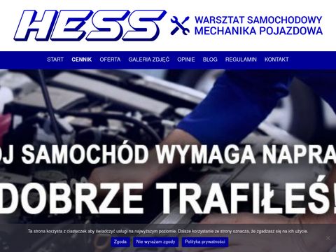 Hess.com.pl warsztat 24h Warszawa