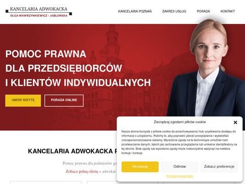 Adwokat-wawrzynkiewicz.pl prawnik Wielkopolska