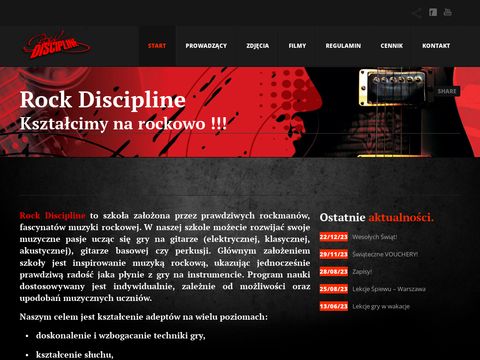 Rockdiscipline.com - nauka gry na gitarze Warszawa