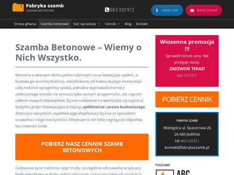 Fabrykaszamb.pl betonowych producent