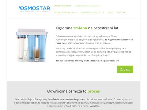 Osmostar.pl - pij wodę prosto z kranu