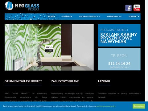 Neoglass.pl kabiny prysznicowe na wymiar