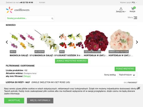 Hurtowa sprzedaż sztucznych roślin i kwiatów