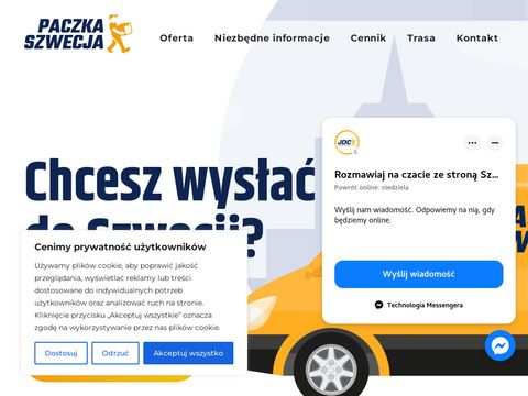 Paczkaszwecja.pl - transport ze Szwecji do Polski
