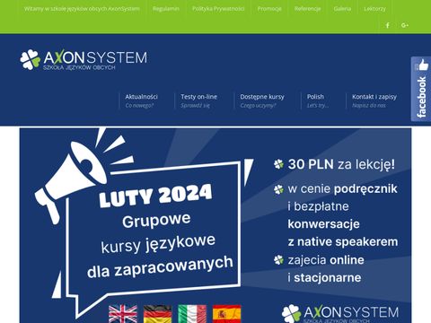 Axon System - szkoła języków obcych