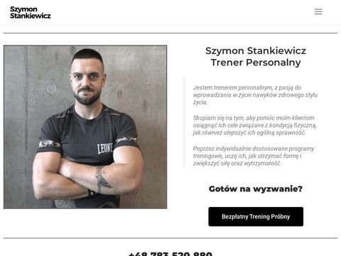 Szymonstankiewicz.com.pl - treningi personalne