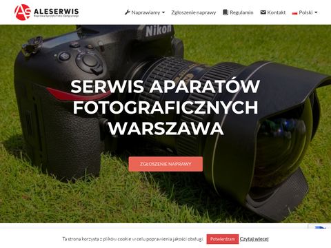 Aleserwis.pl aparatów fotograficznych Warszawa