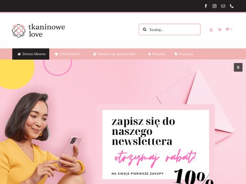 Tkaninowelove.pl sklep z materiałami do szycia