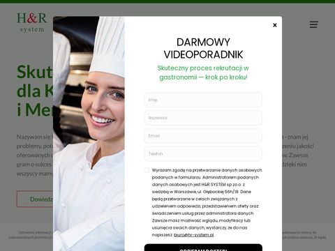 Hr-system.pl kursy kelnerskie Warszawa