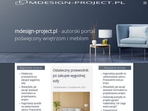 Projektowanie i aranżacja wnętrz - M Design