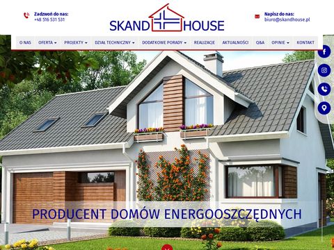 Skandhouse.pl domy energooszczędne - ekologiczne